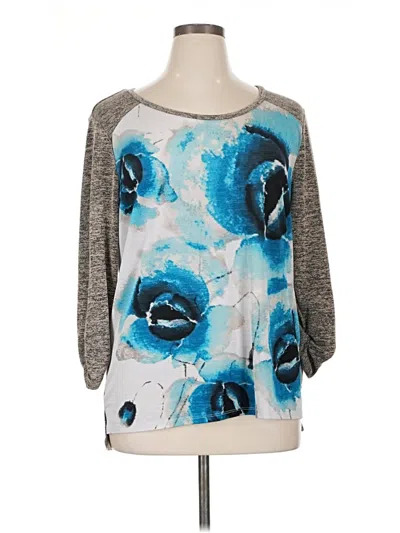 Pre-owned Style & Co Pullover Sweater In Blue