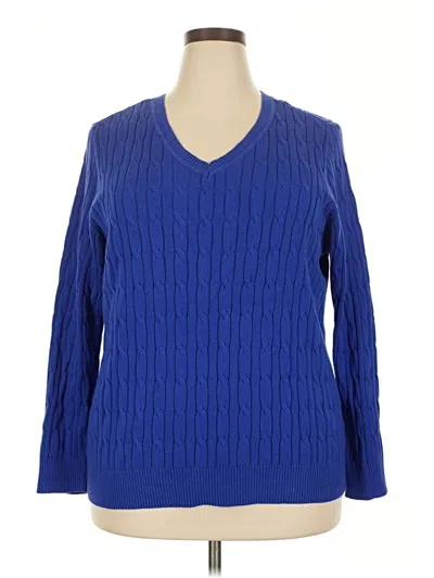 Pre-owned Style & Co Pullover Sweater In Blue