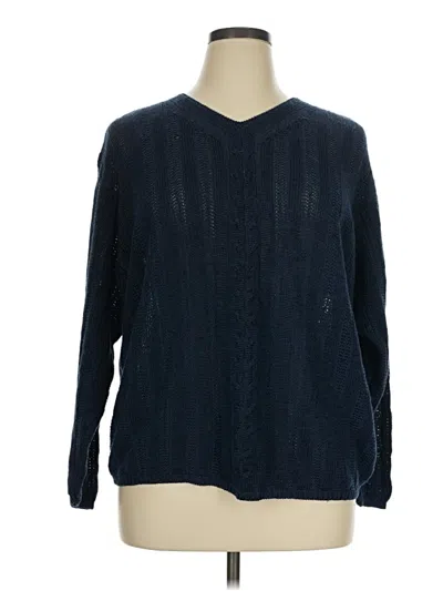 Pre-owned Style & Co Pullover Sweater In Blue