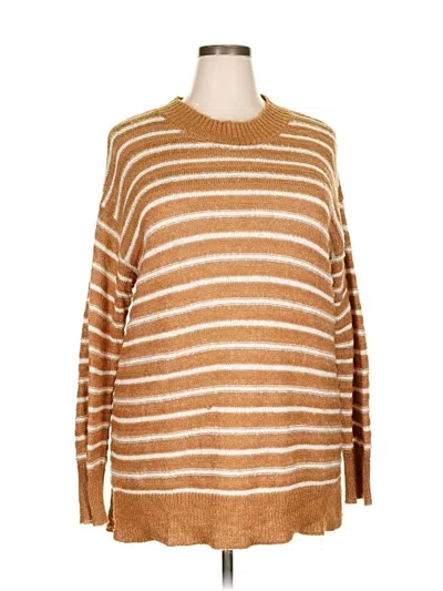 Pre-owned Style & Co Pullover Sweater In Brown