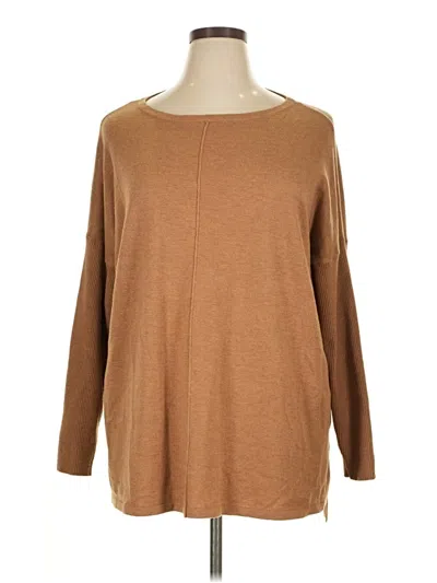 Pre-owned Style & Co Pullover Sweater In Brown
