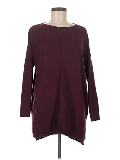 Pre-owned Style & Co Pullover Sweater In Burgundy