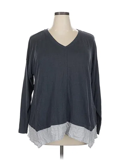 Pre-owned Style & Co Pullover Sweater In Gray