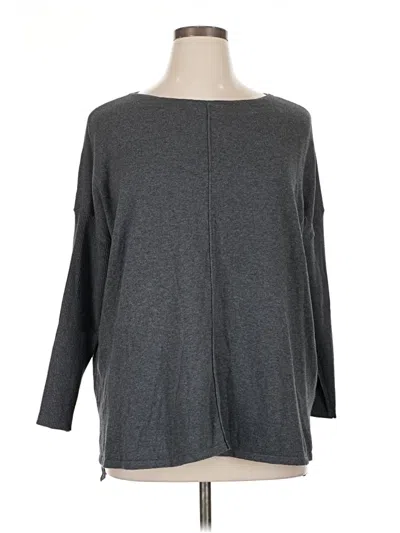Pre-owned Style & Co Pullover Sweater In Gray