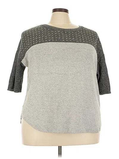 Pre-owned Style & Co Pullover Sweater In Gray