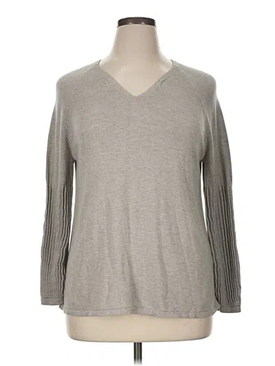 Pre-owned Style & Co Pullover Sweater In Gray