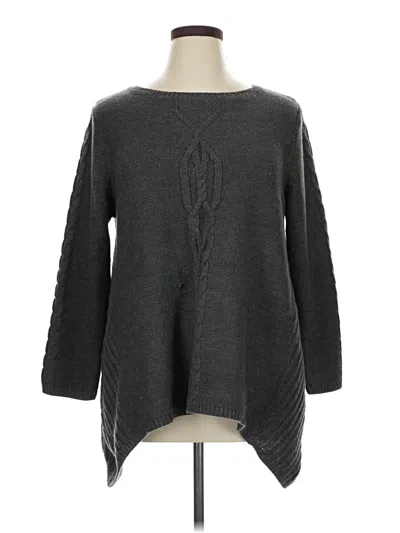 Pre-owned Style & Co Pullover Sweater In Gray