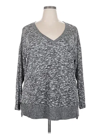 Pre-owned Style & Co Pullover Sweater In Gray