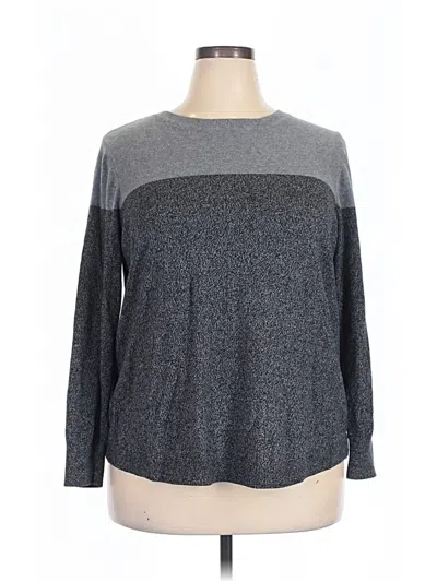 Pre-owned Style & Co Pullover Sweater In Gray