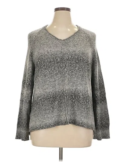 Pre-owned Style & Co Pullover Sweater In Gray