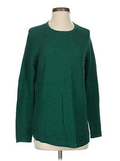 Pre-owned Style & Co Pullover Sweater In Green
