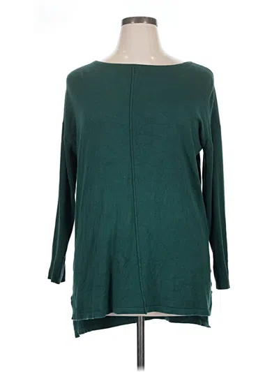 Pre-owned Style & Co Pullover Sweater In Green