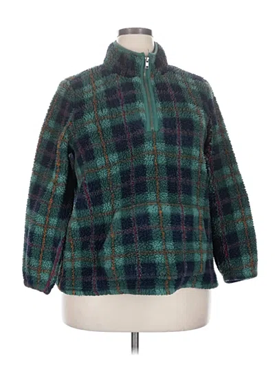 Pre-owned Style & Co Pullover Sweater In Green