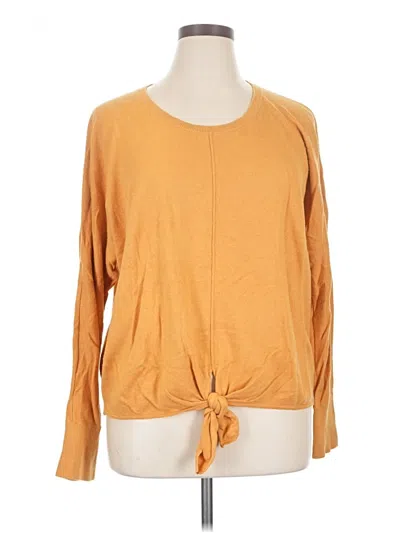 Pre-owned Style & Co Pullover Sweater In Orange