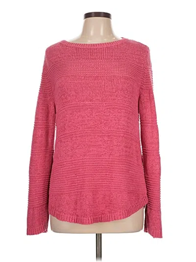 Pre-owned Style & Co Pullover Sweater In Pink
