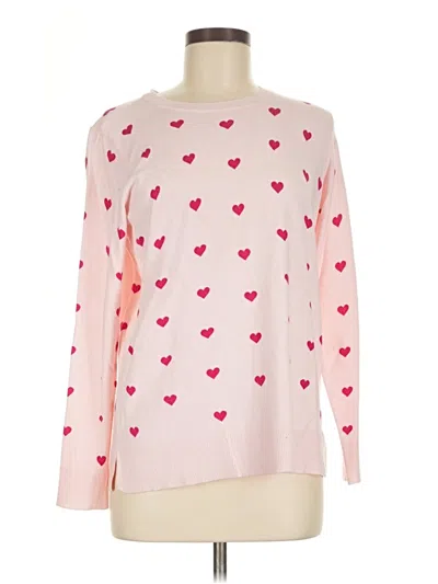 Pre-owned Style & Co Pullover Sweater In Pink