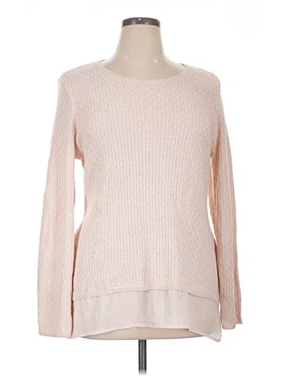 Pre-owned Style & Co Pullover Sweater In Pink