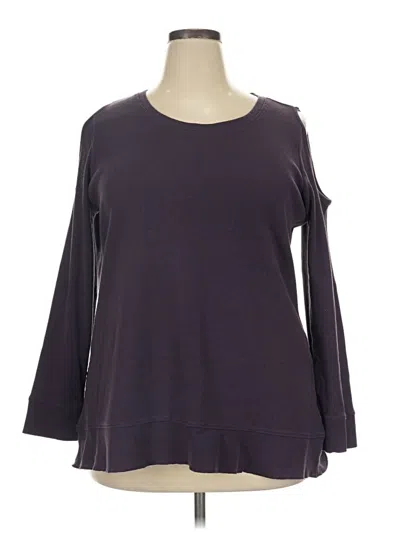 Pre-owned Style & Co Pullover Sweater In Purple