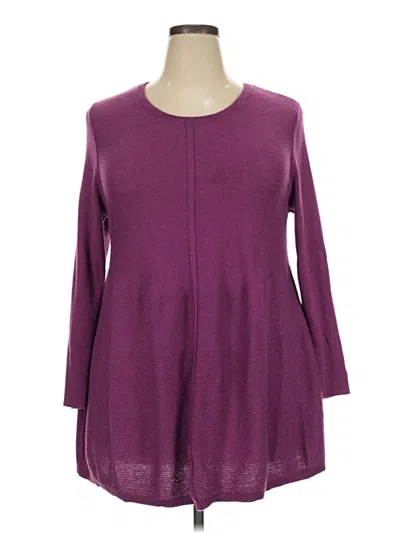 Pre-owned Style & Co Pullover Sweater In Purple
