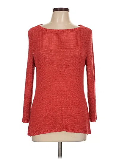 Pre-owned Style & Co Pullover Sweater In Red