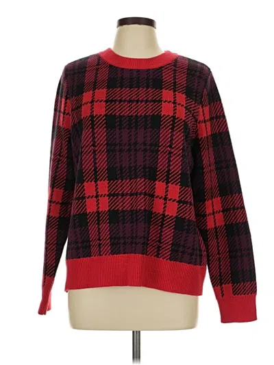 Pre-owned Style & Co Pullover Sweater In Red