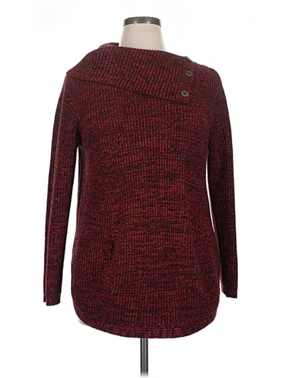 Pre-owned Style & Co Pullover Sweater In Red