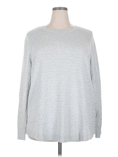 Pre-owned Style & Co Pullover Sweater In Silver