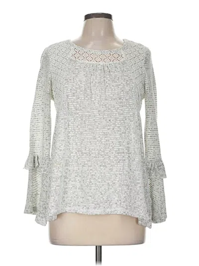 Pre-owned Style & Co Pullover Sweater In Silver