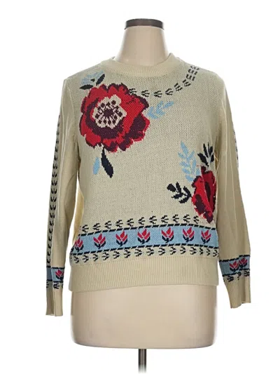 Pre-owned Style & Co Pullover Sweater In Tan