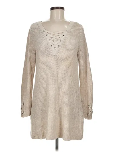 Pre-owned Style & Co Pullover Sweater In Tan