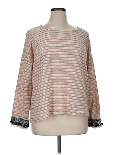 Pre-owned Style & Co Pullover Sweater In Tan