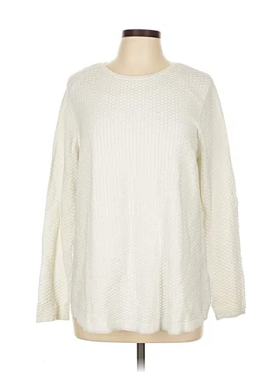 Pre-owned Style & Co Pullover Sweater In White