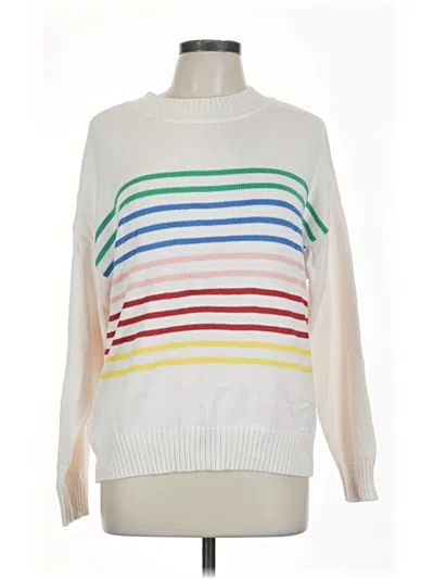 Pre-owned Style & Co Pullover Sweater In White