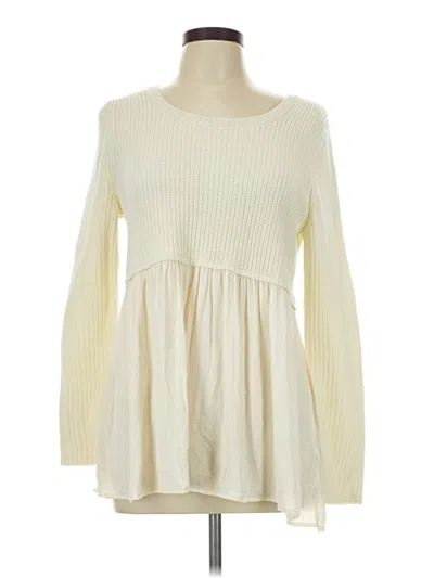 Pre-owned Style & Co Pullover Sweater In White