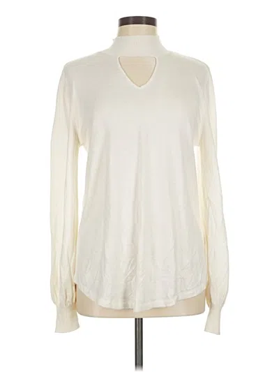 Pre-owned Style & Co Pullover Sweater In White