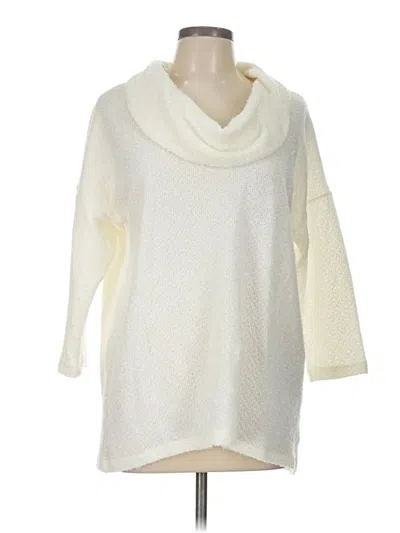 Pre-owned Style & Co Pullover Sweater In White
