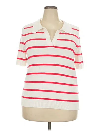 Pre-owned Style & Co Pullover Sweater In White