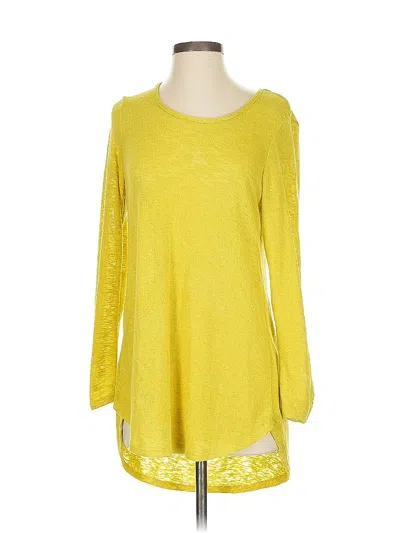 Pre-owned Style & Co Pullover Sweater In Yellow