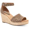 Style & Co Seleene Womens Wedge Sandals In Brown