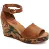 Style & Co Seleene Womens Wedge Sandals In Brown