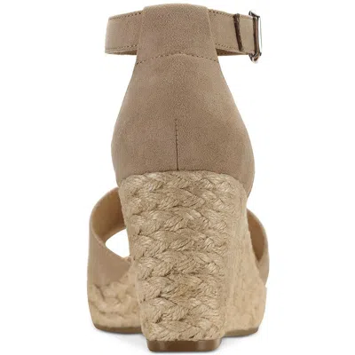 Style & Co Seleene Womens Wedge Sandals In Grey