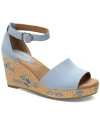 STYLE & CO WOMEN'S SELEENEY WEDGE SANDALS, CREATED FOR MACY'S