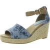 Style & Co Seleene Womens Wedge Sandals In Multi