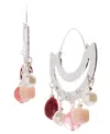 Style & Co Shaky Charm Hoop Earrings, Macy's Exclusive In Multi