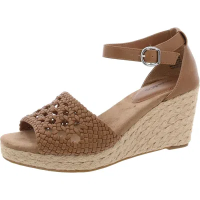 Style & Co Women's Sheryy Woven Espadrille Wedge Sandals, Created For Macy's In Tan