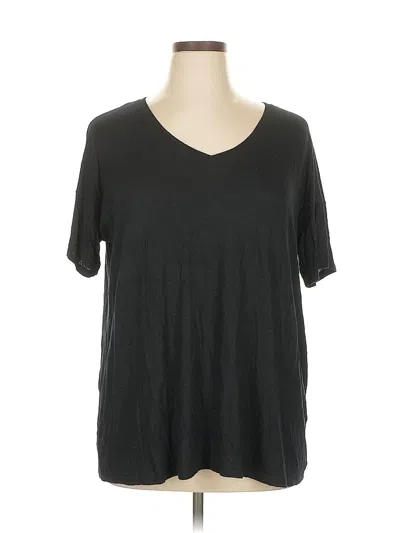 Pre-owned Style & Co Short Sleeve T-shirt In Black