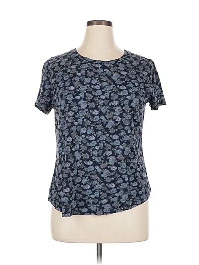 Pre-owned Style & Co Short Sleeve T-shirt In Blue