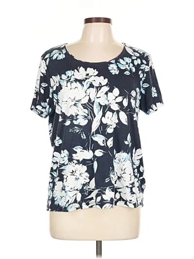 Pre-owned Style & Co Short Sleeve T-shirt In Blue