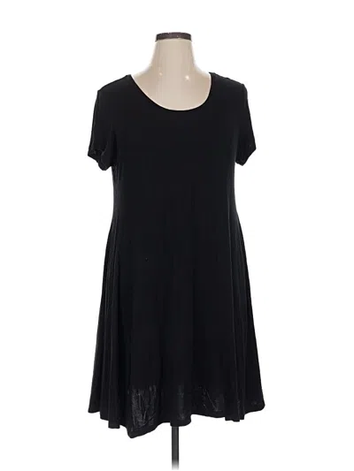 Pre-owned Style & Co Short Sleeve T-shirt In Black