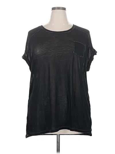 Pre-owned Style & Co Short Sleeve T-shirt In Black